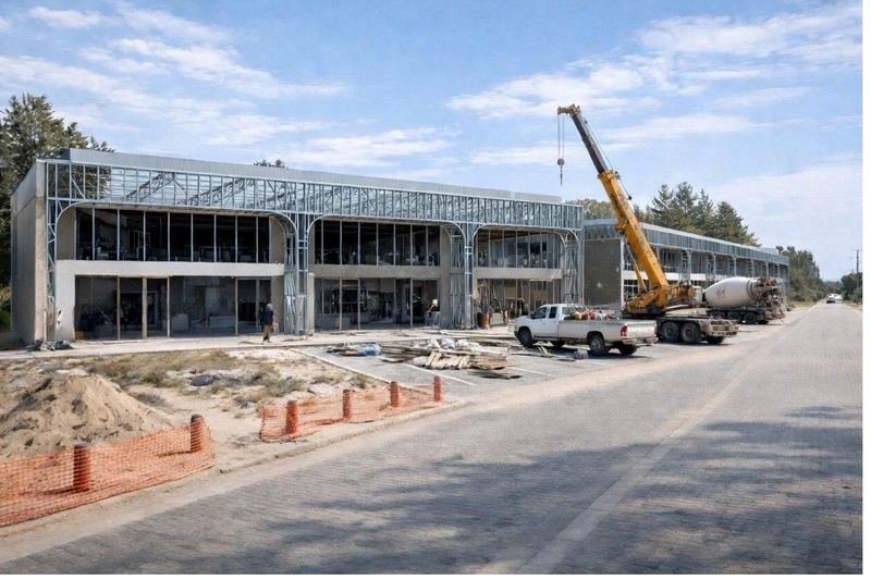 En obra · vista frontal