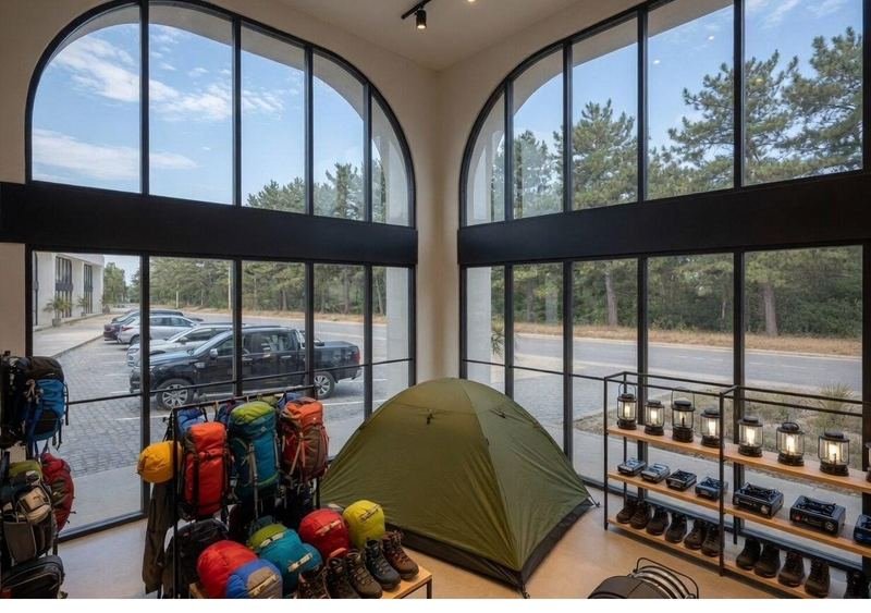 Interior local · doble altura