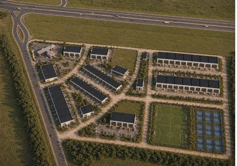 Masterplan · vista aérea